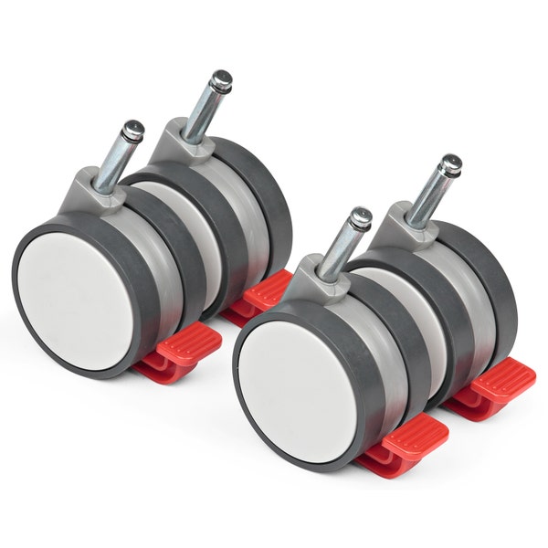 PRIMA PAPPA DINER CASTORS W/BRAKE WHITE